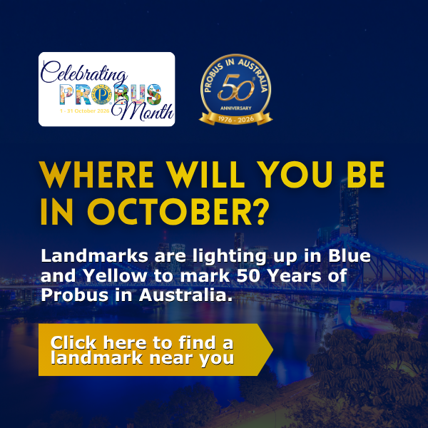 Lighting Up Australia for 50 Years of Probus